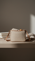 Sun Collection Crossbody in Washed Linen
